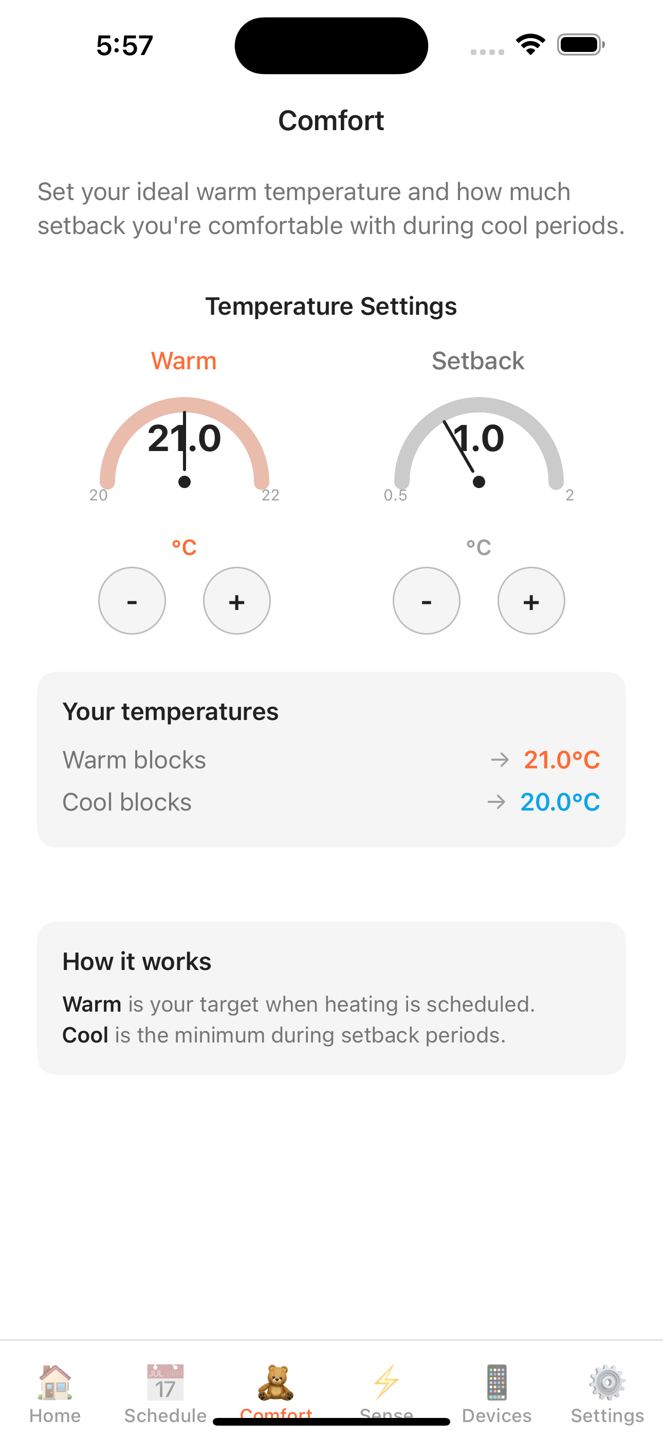 SnugSense Comfort Tab